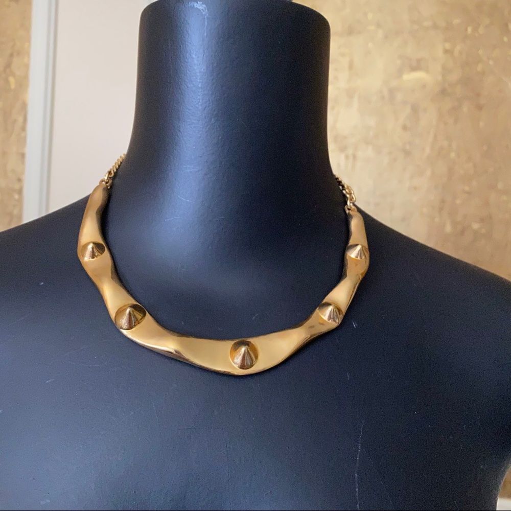 Sequin gold necklace 